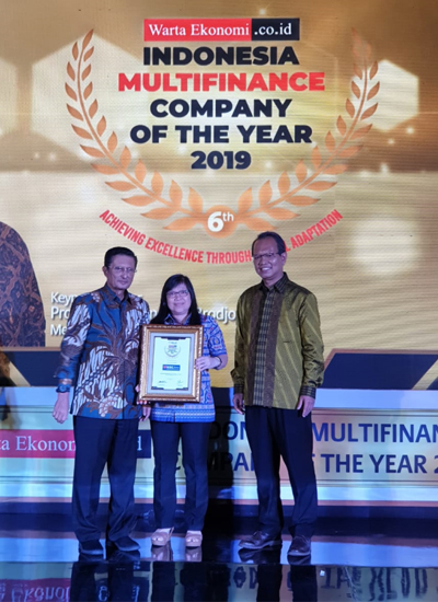 Excellent Financial Performance for Multifinance Company with Assets between 2,5 – 5 Trillion  -  Warta Ekonomi Indonesia Multifinance Company of The Year 2019